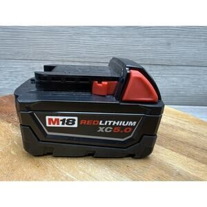Milwaukee M18 48-11-1850 RED LITHIUM XC 5.0 Battery Pack 18V